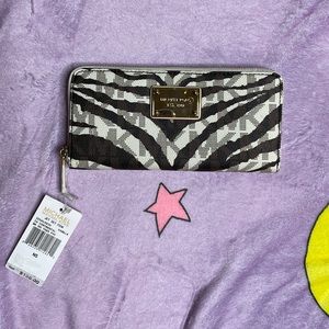 MK Authentic Zebra Print Wallet